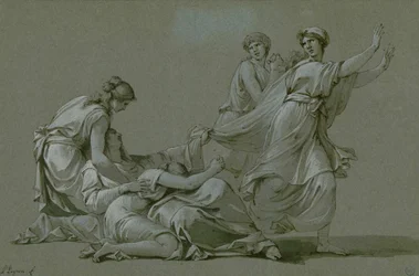 Die jungen Männer und Frauen von Athen als Opfer für den Minotaurus, ca. 1778
