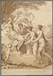 Venus und die Grazien krönen Thémire