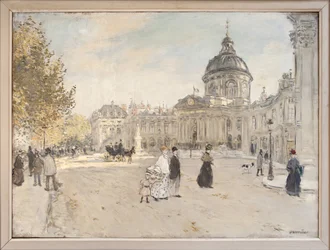 Institut de France in Paris um 1898