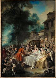 Ein Jagdfrühstück