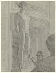 Statue von Antinous Albanie im Kapitolinischen Museum in Rom