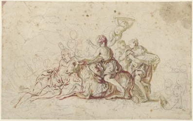 Europa von Jupiter in Gestalt eines Stiers entführt (?)
