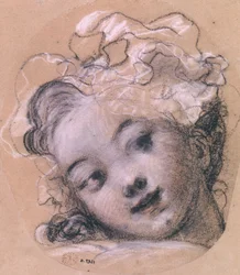 Porträt vermutlich von Rosalie, Tochter des Künstlers