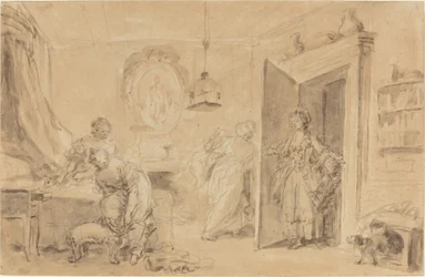 Das Schlafzimmer (Le Coucher oder Ma Chemise brule)