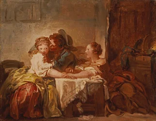 Der Preis eines Kusses, 1760