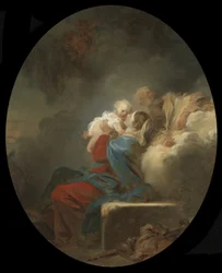 Die Rast auf der Flucht nach Ägypten, ca. 1774