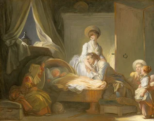 Der Besuch im Kinderzimmer, ca. 1775