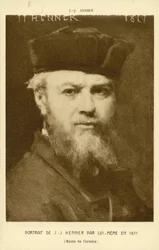 Selbstporträt von Jean-Jacques Henner, französischer Künstler