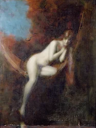 Sarah beim Baden, 1902