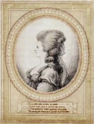 Porträt von Marie Antoinette von Österreich