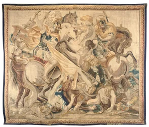 Brüsseler Wandteppich aus einem Satz von sechs, ca. 1650