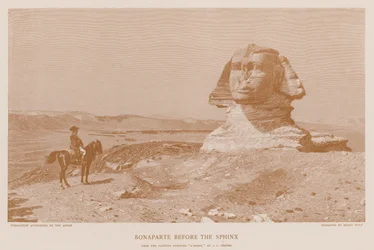 Bonaparte vor der Sphinx