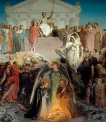 Das Jahrhundert des Augustus, (Detail): die Geburt Christi