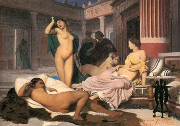 Griechisches Innenraumschema, 1848