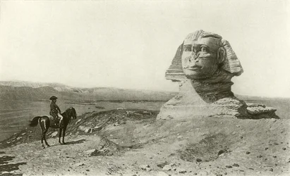 Napoleon und die Sphinx (Gravur)
