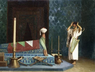 Gebet im Raum des Sultans