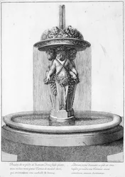 Entwurf für einen Brunnen, 1673