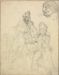 Studie einer Figurengruppe (Detail)