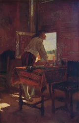 Das Warten, 1857, um 1915