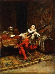 Der Lautenspieler, 1887