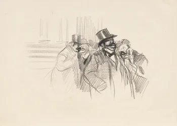 An der Börse, ca. 1900