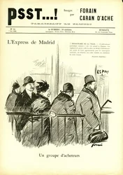 Illustration von Jean-Louis Forain (1852-1931) in Psst...!