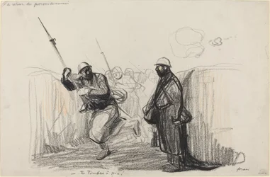 Le retour du permissionnaire. -Tu Tombes à pic!, ca. 1914-1919