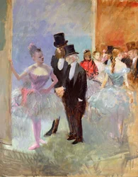 Die Flügel der Oper (im Foyer) ca. 1887