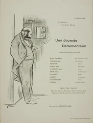 Theaterprogramm für Une Journée Parlementaire