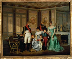 Kaiserin Josephine empfängt Zar Alexander in Malmaison