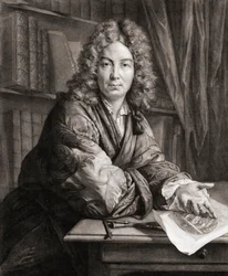 Porträt von Bernard Picart, Graveur (Gravur)