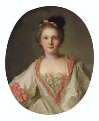 Porträt von Marie-Thérèse Geoffrin, Marquise de la Ferté-Imbault