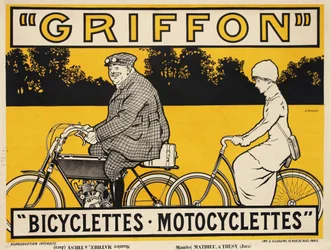 Griffon Fahrräder Motorräder, ca. 1905