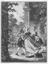 Der erste Kuss der Liebe, Band I, Seite 37, Illustration aus 