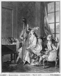 Der perfekte Akkord, graviert von Isidore Stanislas Helman, 1777