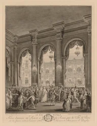 Der Maskenball im Hôtel de Ville, 23. Januar 1782