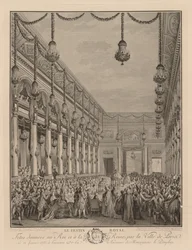 Das königliche Festmahl im Hôtel de Ville, 21. Januar 1782