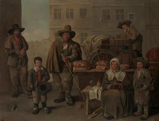 Der Bäckerwagen, 1656