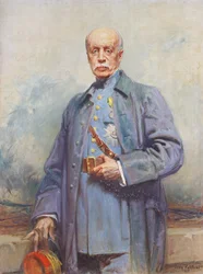 Porträt des französischen Marschalls Fayolle Emilel, 1925