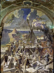 Fresko von Jean Paul Laurens