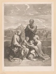 Heilige Familie mit Elisabeth und Johannes dem Täufer