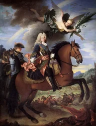 Reiterporträt von Philipp V. 1683-1746, König von Spanien, 1723