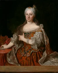 Marie-Anne von Österreich (1683-1754) - Porträt der Erzherzogin Maria Anna von Österreich (1683-1754), Königin von Portugal