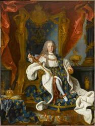 Porträt von Ludwig XV. 1710-1774 König von Frankreich, im Alter von 9 Jahren, 1719