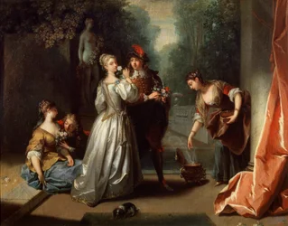 Geruch aus der Serie Die fünf Sinne, späte 1720er oder frühe 1730er Jahre