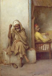 Algerische Männer ruhen sich aus, 1882