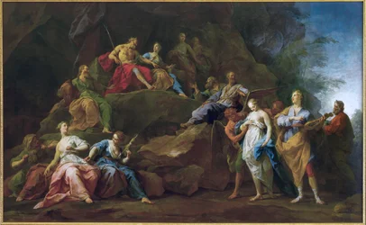 Orpheus steigt in die Unterwelt hinab, um Eurydike zu bitten