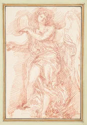 Engel mit großen Flügeln