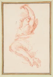 Aufsteigende weibliche Figur