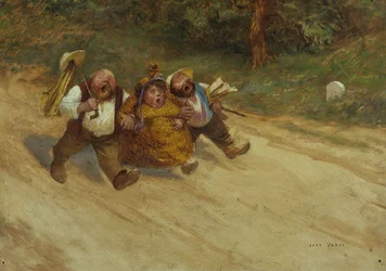 Drei gute Freunde, ca. 1902